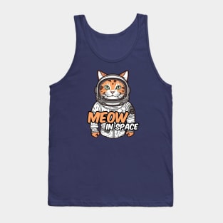 Astronaut cat Tank Top